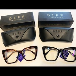 DIFF eyewear Clear Blue Light glasses